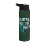 Édition limitée Octobre 1961 Retro Vintage 1961 Stainless Steel Insulated Water Bottle