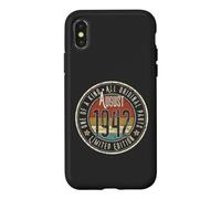 Édition limitée rétro du 84e Anniversaire d'août 1942 Coque pour iPhone X/XS