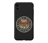 Édition limitée rétro du 84e Anniversaire d'août 1942 Coque pour iPhone XS Max