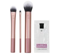 Édition limitée SPRING : LOVE IRL Brush kit - Set de pinceaux visage avec nettoyant REAL TECHNIQUES