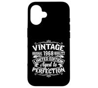 Édition limitée Vintage Original 1968 Aged Perfect Birthday Coque pour iPhone 16