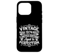 Édition limitée Vintage Original 1974 Aged Perfect Birthday Coque pour iPhone 16 Pro