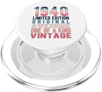 Édition limitée Vintage rétro année de Naissance 1940 PopSockets PopGrip pour MagSafe