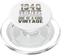 Édition limitée Vintage rétro année de Naissance 1940 PopSockets PopGrip pour MagSafe