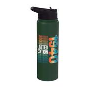 Édition limitée vintage rétro année de naissance 1940 Stainless Steel Insulated Water Bottle