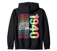 Édition limitée Vintage rétro année de Naissance 1940 Sweat à Capuche