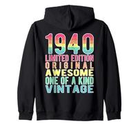 Édition limitée Vintage rétro année de Naissance 1940 Sweat à Capuche