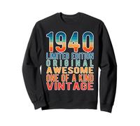 Édition limitée Vintage rétro année de Naissance 1940 Sweatshirt