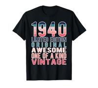 Édition limitée Vintage rétro année de Naissance 1940 T-Shirt