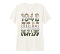 Édition limitée Vintage rétro année de Naissance 1940 T-Shirt Haut de Gamme