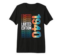 Édition limitée Vintage rétro année de Naissance 1940 T-Shirt Haut de Gamme