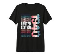 Édition limitée Vintage rétro année de Naissance 1940 T-Shirt Haut de Gamme
