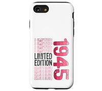 Édition limitée Vintage rétro année de Naissance 1945 Coque pour iPhone SE (2020) / 7/8