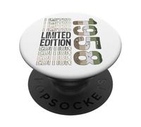Édition limitée Vintage rétro année de Naissance 1958 PopSockets PopGrip Adhésif