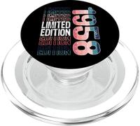 Édition limitée Vintage rétro année de Naissance 1958 PopSockets PopGrip pour MagSafe