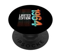 Édition limitée Vintage rétro année de Naissance 1964 PopSockets PopGrip Adhésif