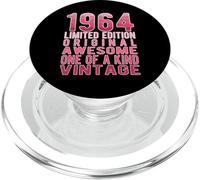 Édition limitée Vintage rétro année de Naissance 1964 PopSockets PopGrip pour MagSafe