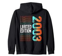 Édition limitée Vintage rétro année de Naissance 2003 Sweat à Capuche