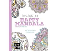 Edition Michael Inspiration Happy Mandala: 50 Mandalas kolorieren (Farbe (Relié)