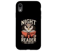 Édition Night Reader Owl, Bookworm Delight Coque pour iPhone XR