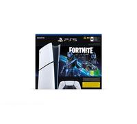 Pack Console Sony édition numérique PlayStation®5 Fortnite® Cobalt Star modèle Slim Blanc et Bleu