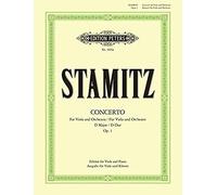 Edition Peters Stamitz Carl - Concerto In D Op.1 - Viola And Piano Classical Sheets Viola