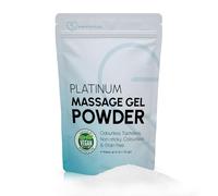 Édition Platinum Poudre de Gel de Massage Nuru 50g | Formule Neutre | Mélanges Personnalisés | Fabriqué au Japon | Vegan | Sans Parfum | Sans Parabène ni Glycérine | Donne 5 Litres