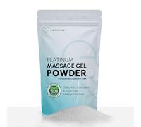 Édition Platinum Poudre de Gel de Massage Nuru Japonais | 500g Professionnel | Formule Neutre | Mélanges Personnalisés | Fabriqué au Japon | Vegan | Sans Parfum | Donne 50 Litres