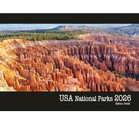 Edition Seidel Calendrier 2026 de qualité supérieure - Format A4 - Calendrier mural USA Amérique Grand Canyon Zion Yosemite Bryce