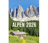 Edition Seidel Calendrier 2026 de qualité supérieure - Format DIN A3 - Calendrier mural Europe nature montagnes Allemagne Autriche Italie France