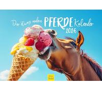 Edition Seidel Calendrier 2026 de qualité supérieure - Motif chevaux - Format A3 - Calendrier mural - Motif chevaux - Animaux - Jument - Poulain - Cheval amusant qui prend du temps