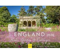 Edition Seidel Calendrier 2026 de qualité supérieure - Parcs d'Angleterre, jardins et cottages - Format A4 - Calendrier mural Cornouailles Sussex Castle villages idylliques britanniques chrétiens