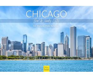 Edition Seidel Calendrier de qualité supérieure Chicago The Windy City 2026 - Format A3 - Calendrier mural USA Amérique Illinois Metropole Skyline Melanie Viola