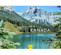 Edition Seidel Calendrier de qualité supérieure Fascination Canada 2026 Format A3 Calendrier mural naturel Amérique du Nord Toronto Ottawa Ouébec Chutes du Niagara Rocky Mountains