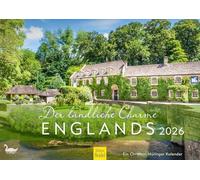 Edition Seidel Calendrier de qualité supérieure - Le charme rural de l'Angleterre 2026 - Format A3 - Calendrier mural - Angleterre - Cornouailles - Dorset Sussex Castle Cottages - Villages idylliques