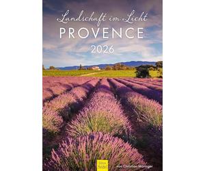 Edition Seidel Calendrier de qualité supérieure Paysage Provence 2026 Format A3 Calendrier mural France Avignon Luberon Roussillon Champs de lavande Christian Müringer