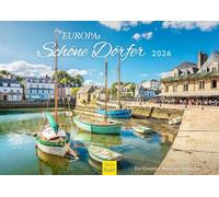 Edition Seidel Calendrier mural 2026 de qualité supérieure en Europe - Motif : beaux villages - Format DIN A3 - Pour l'Europe, l'Écosse, l'Espagne, le Danemarkt, l'Angleterre, la France, l'Italie, la