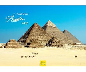 Edition Seidel Calendrier mural 2026 de qualité supérieure - Format A3 - Afrique du Nord - Luxor du Caire - Pyramides de Gizeh Karnak Temple - Grand sphinx