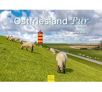 Edition Seidel Calendrier mural 2026 de qualité supérieure - Format A3 - Allemagne - Basse-Saxe - Mer du Nord - Mer des Wadden - Côte d'Andrea Dreegmeyer