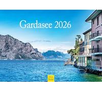 Edition Seidel Calendrier mural 2026 de qualité supérieure - Format A3 - Calendrier mural - Italie - Tyrol du Sud Vénétie - Sirmione Limone sul Garda Isola del Garda Malcesine Alpes