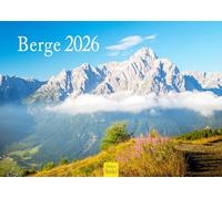 Edition Seidel Calendrier mural 2026 de qualité supérieure - Format A3 - Motif : Allemagne, États-Unis, Canada, Nouvelle-Zélande, nature, montagne, glacier