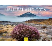Edition Seidel Calendrier mural 2026 de qualité supérieure - Format A3 - Nouvelle-Zélande - Mont Cook - Nature - Parc national - Île - Mer Stefan Becker