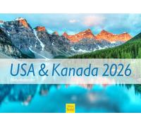 Edition Seidel Calendrier mural 2026 de qualité supérieure - Format A3 - USA - Amérique du Nord - Canada - New York - Ontario - Cascades - Nature