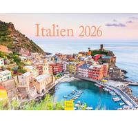 Edition Seidel Calendrier mural 2026 de qualité supérieure - Format A4 - Rome - Venise - Toscane - Lac de Garde - Pise