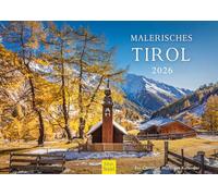 Edition Seidel Calendrier mural 2026 de qualité supérieure - Format DIN A3 - Calendrier mural Europe Allemagne Italie Autriche Bavière Tyrol du Sud Tyrol Tyrol Oriental Ramsau Alm Alpes Christian