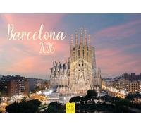 Edition Seidel Calendrier mural Barcelone 2026 de qualité supérieure - Format A4 - Espagne - Catalogne - Picasso Metropole Skyline