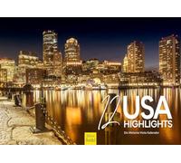 Edition Seidel Calendrier mural de qualité supérieure 12 USA Highlights 2026 Format A4 Calendrier mural USA Parcs nationaux USA Chicago Miami San Francisco Boston Metropole Skyline Melanie Viola