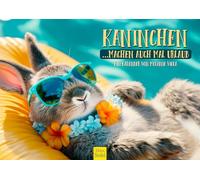 Edition Seidel Calendrier mural de qualité supérieure - Motif lapins - Format 2026 - Format A3 - Calendrier mural - Animaux - Lapin - Animaux de compagnie - Petits animaux en voyage - Humour Melanie