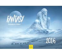Edition Seidel Calendrier mural Fantasy 2026 - Format A3 - Mondes fantastiques - Science-fiction Infinity