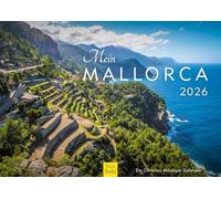 Edition Seidel Calendrier mural Mein Mallorca 2026 - Format A3 - Pour l'Europe, l'Espagne, les Baléares, l'île de la Méditerranée, le paysage côtier Christian Müringer